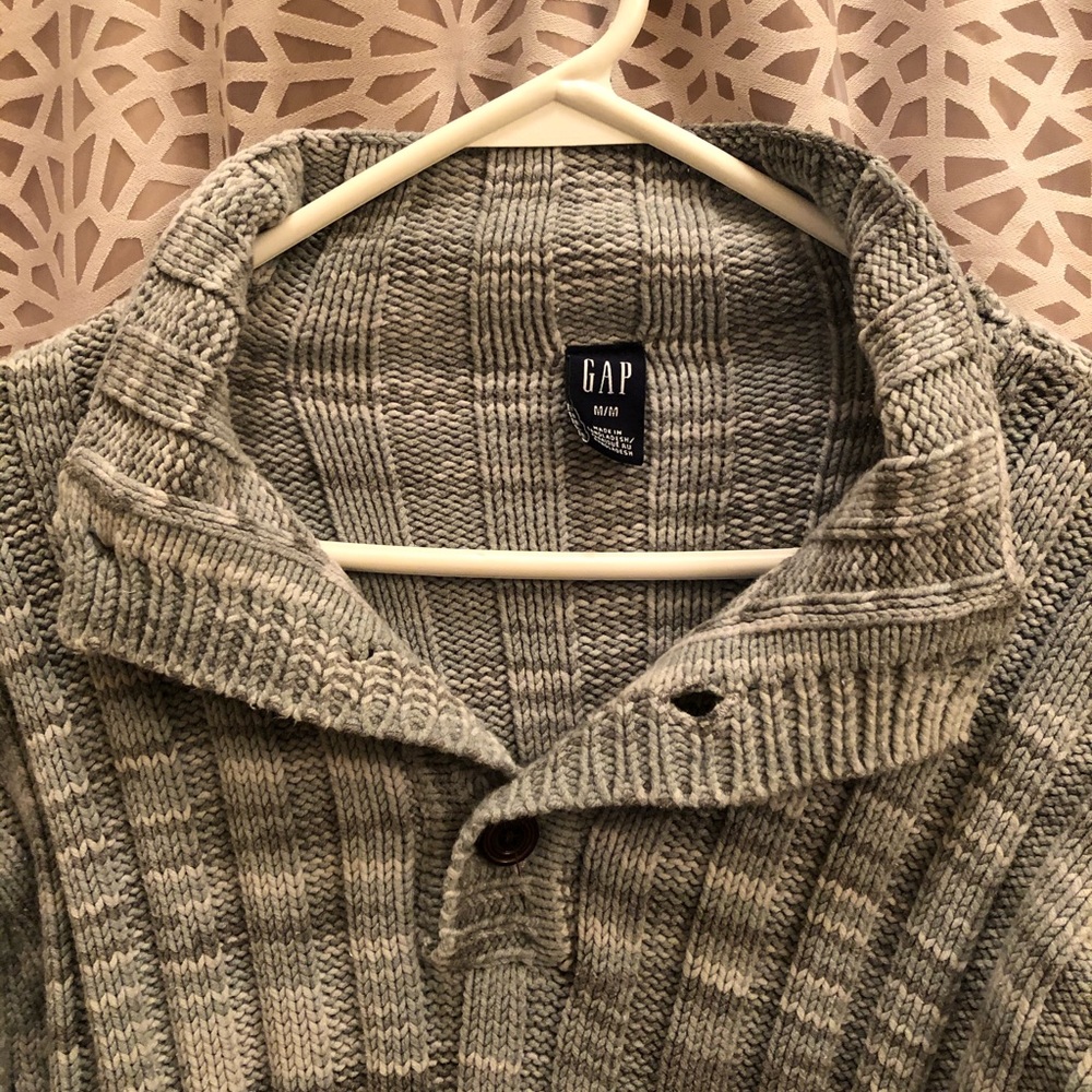 Men’s Gap Long Sleeve High Quality Grey Sweater - Picture 6 of 6